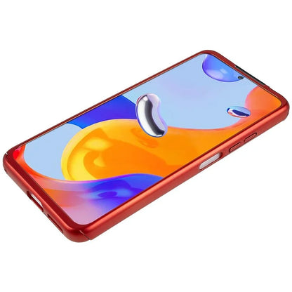For Xiaomi Redmi Note 11 Pro 4G (MediaTek)  /  Note 11 Pro 5G (Qualcomm)  /  Note 11 Pro+ 5G Phone Case Shockproof Slim Cover with Tempered Glass Screen Protector