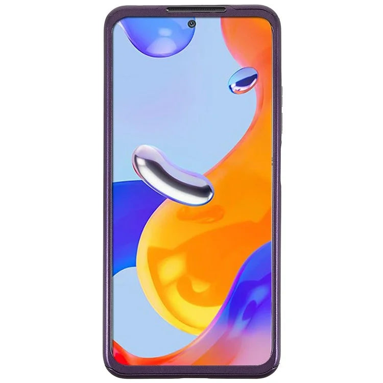 For Xiaomi Redmi Note 11 Pro 4G (MediaTek)  /  Note 11 Pro 5G (Qualcomm)  /  Note 11 Pro+ 5G Phone Case Shockproof Slim Cover with Tempered Glass Screen Protector