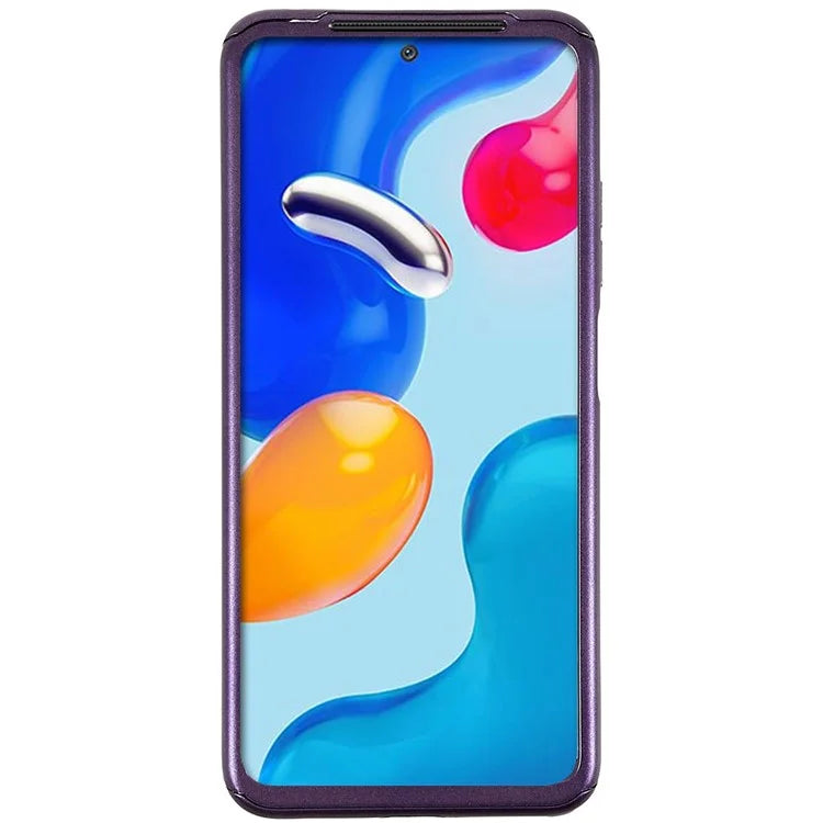 For Xiaomi Redmi Note 11 4G (Qualcomm)  / Xiaomi Redmi Note 11S 4G Phone Case with Tempered Glass Screen Protector Anti-Fall Protective Slim Case