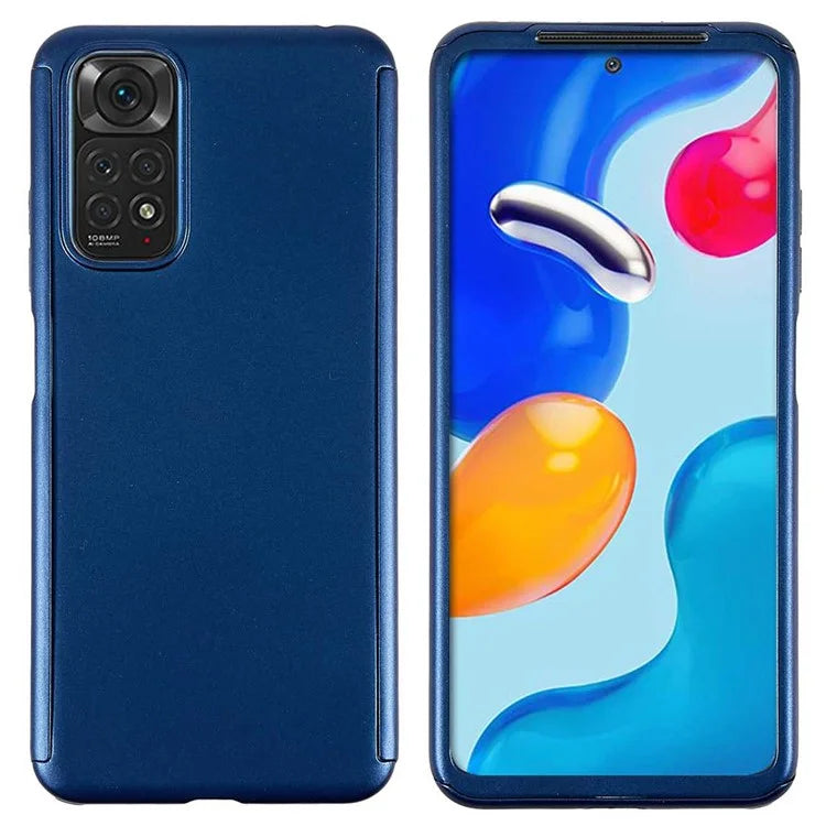 For Xiaomi Redmi Note 11 4G (Qualcomm)  / Xiaomi Redmi Note 11S 4G Phone Case with Tempered Glass Screen Protector Anti-Fall Protective Slim Case