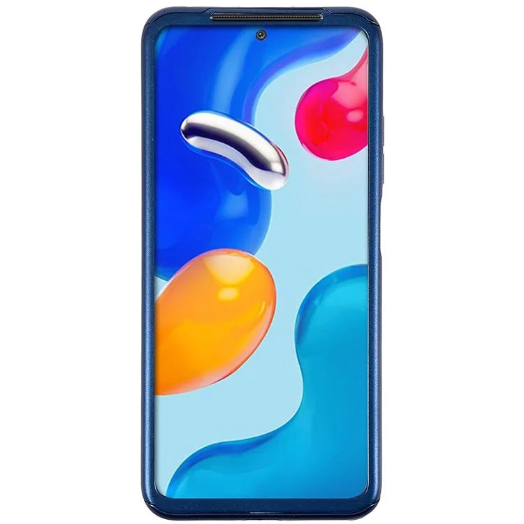 For Xiaomi Redmi Note 11 4G (Qualcomm)  / Xiaomi Redmi Note 11S 4G Phone Case with Tempered Glass Screen Protector Anti-Fall Protective Slim Case