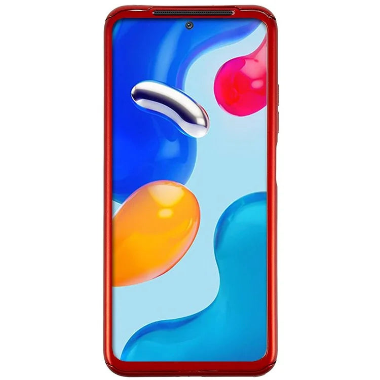 For Xiaomi Redmi Note 11 4G (Qualcomm)  / Xiaomi Redmi Note 11S 4G Phone Case with Tempered Glass Screen Protector Anti-Fall Protective Slim Case