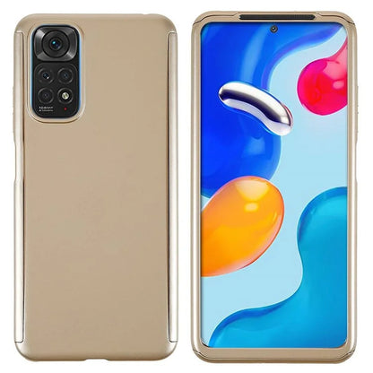 For Xiaomi Redmi Note 11 4G (Qualcomm)  / Xiaomi Redmi Note 11S 4G Phone Case with Tempered Glass Screen Protector Anti-Fall Protective Slim Case