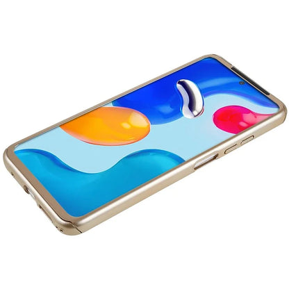 For Xiaomi Redmi Note 11 4G (Qualcomm)  / Xiaomi Redmi Note 11S 4G Phone Case with Tempered Glass Screen Protector Anti-Fall Protective Slim Case