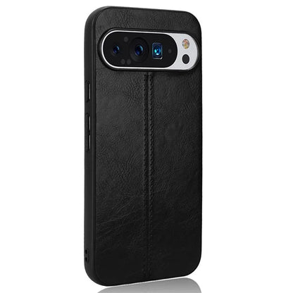 For Google Pixel 9 Pro XL Case Leather+TPU+PC Phone Cover Stitching Line