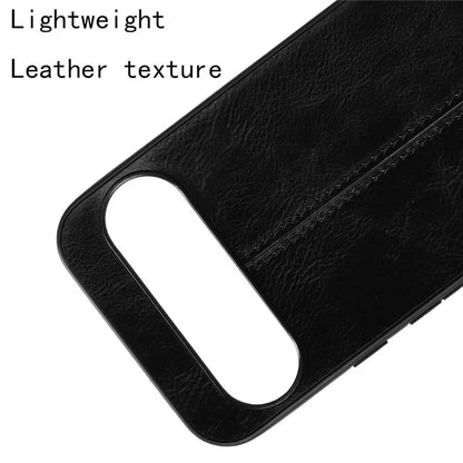 For Google Pixel 9 Pro XL Case Leather+TPU+PC Phone Cover Stitching Line