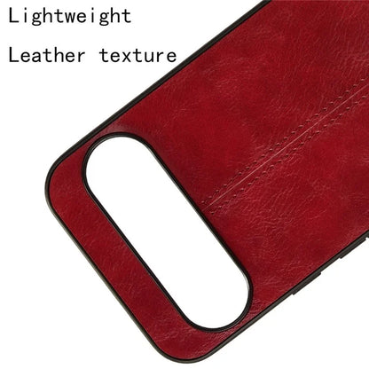 For Google Pixel 9 Pro XL Case Leather+TPU+PC Phone Cover Stitching Line