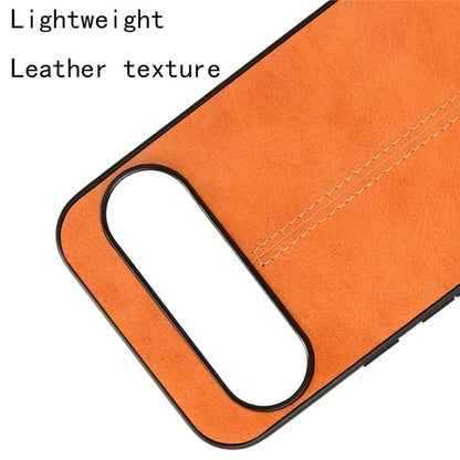 For Google Pixel 9 Pro XL Case Leather+TPU+PC Phone Cover Stitching Line