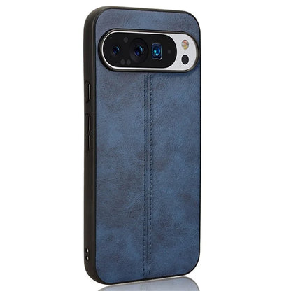 For Google Pixel 9 Pro XL Case Leather+TPU+PC Phone Cover Stitching Line