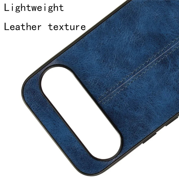 For Google Pixel 9 Pro XL Case Leather+TPU+PC Phone Cover Stitching Line