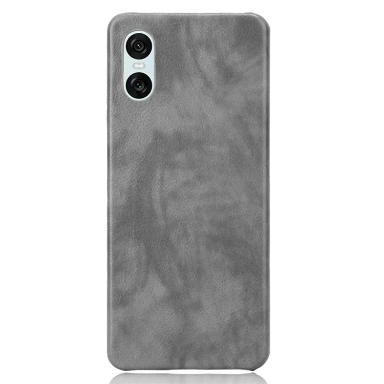 For Sony Xperia 10 VI Case Litchi Texture PU Leather Coated PC Phone Cover