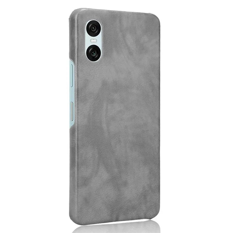 For Sony Xperia 10 VI Case Litchi Texture PU Leather Coated PC Phone Cover