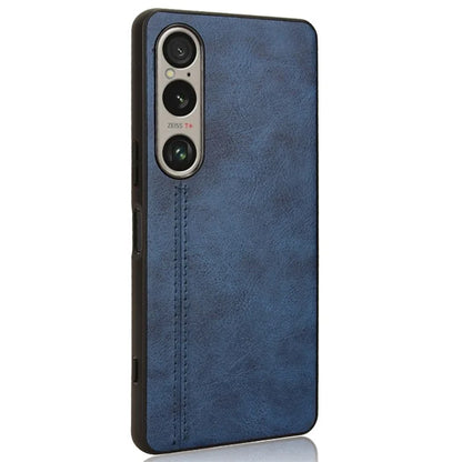For Sony Xperia 1 VI Case Slim Leather+TPU+PC Stitching Line Phone Cover