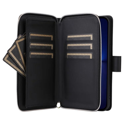 For iPhone 13 Pro Max Case PU Leather Rhombus Stand Anti-Drop Wallet Phone Cover
