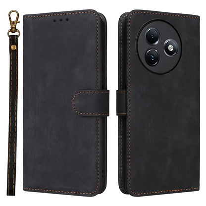 For itel S24 S667LN Case Leather Phone Cover with RFID Blocking Card Slots