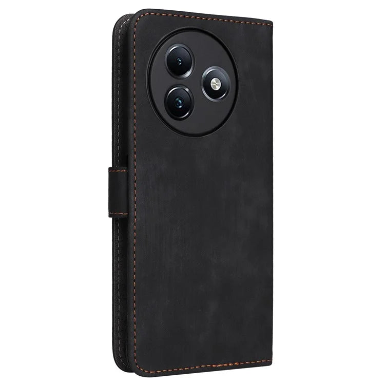 For itel S24 S667LN Case Leather Phone Cover with RFID Blocking Card Slots