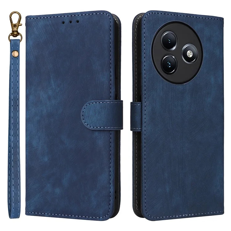 For itel S24 S667LN Case Leather Phone Cover with RFID Blocking Card Slots