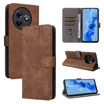 For itel S24 S667LN Case Leather Phone Cover with RFID Blocking Card Slots