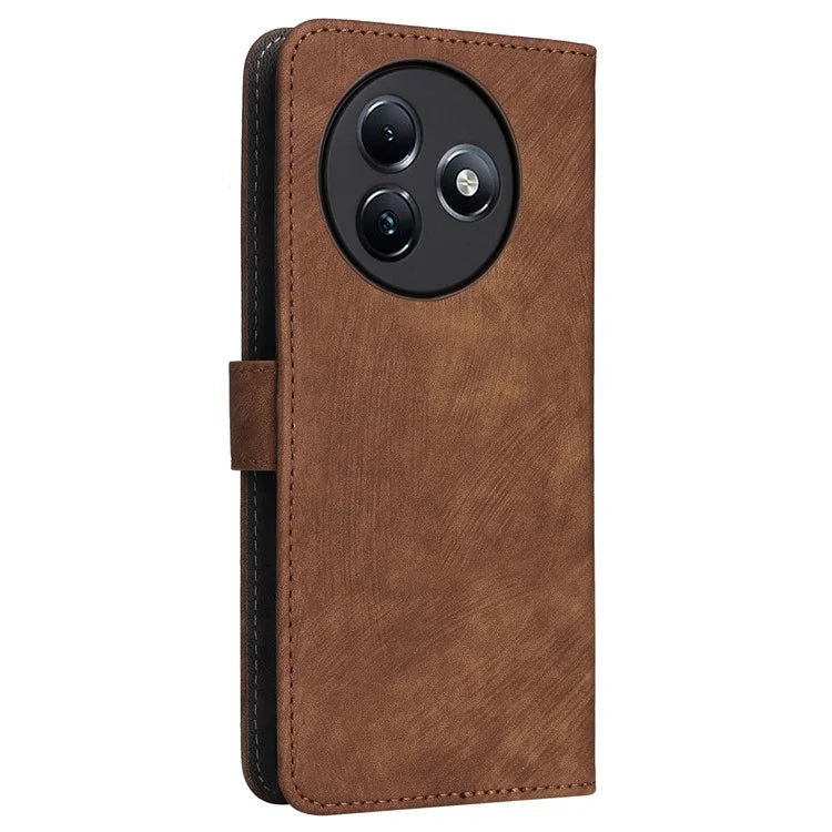 For itel S24 S667LN Case Leather Phone Cover with RFID Blocking Card Slots