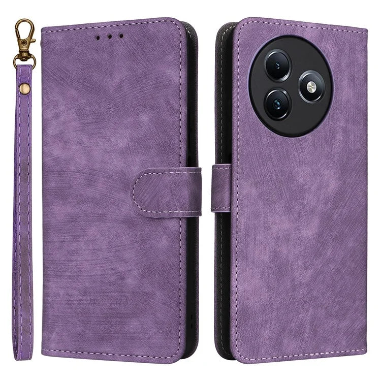 For itel S24 S667LN Case Leather Phone Cover with RFID Blocking Card Slots