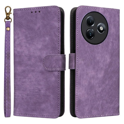 For itel S24 S667LN Case Leather Phone Cover with RFID Blocking Card Slots