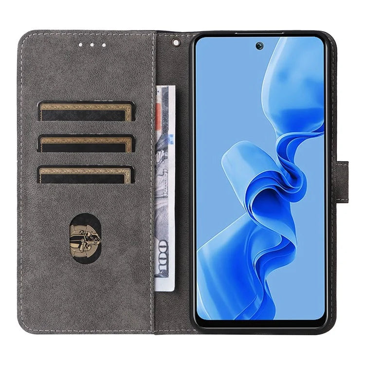 For itel S24 S667LN Case Leather Phone Cover with RFID Blocking Card Slots
