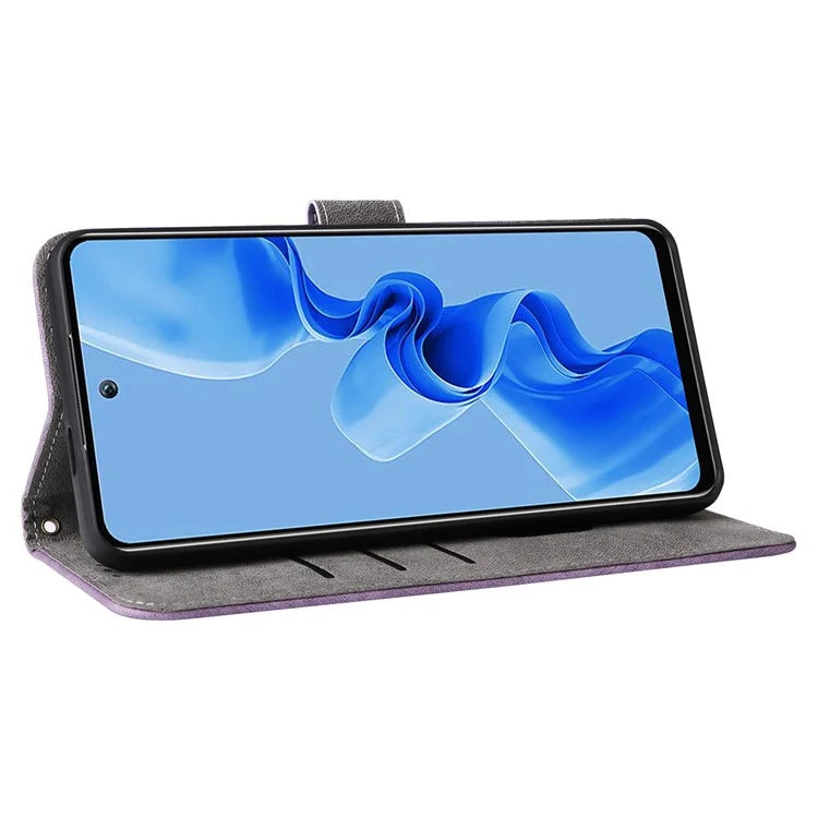 For itel S24 S667LN Case Leather Phone Cover with RFID Blocking Card Slots