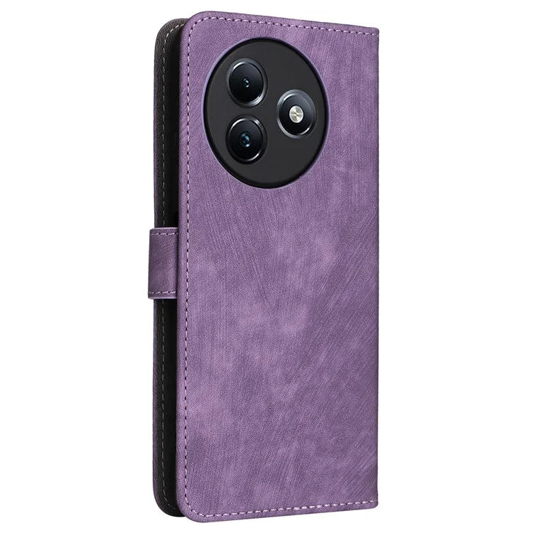 For itel S24 S667LN Case Leather Phone Cover with RFID Blocking Card Slots