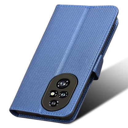 For Honor 200 Pro 5G Case Flip Wallet Diamond Texture PU Leather Phone Cover