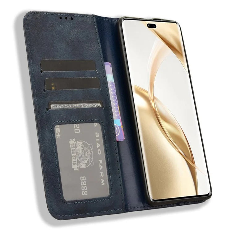 For Honor 200 Pro 5G Case Magnetic Closing Wallet Leather Phone Cover