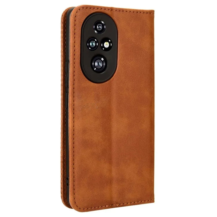For Honor 200 Pro 5G Case Magnetic Closing Wallet Leather Phone Cover