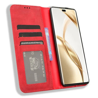For Honor 200 Pro 5G Case Magnetic Closing Wallet Leather Phone Cover
