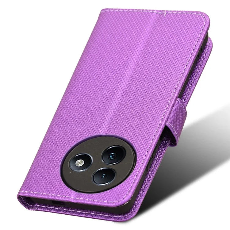 For itel S24 / S667LN Case Diamond Texture Leather Phone Cover