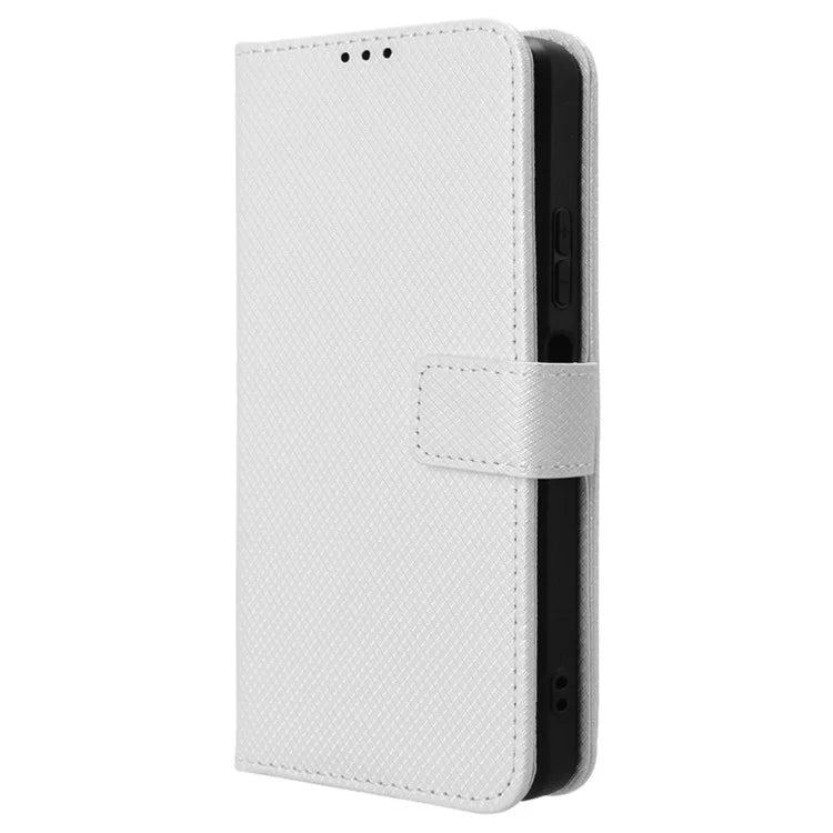 For itel S24 / S667LN Case Diamond Texture Leather Phone Cover