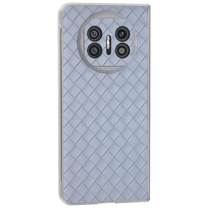 For Huawei Mate X5 Case Woven Texture PU Leather Back Cover