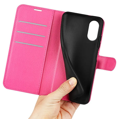 For Sony Xperia 10 VI Case Litchi Texture Leather Wallet Phone Cover