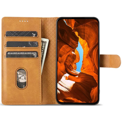 N.BEKUS CSJ-001 For Xiaomi Redmi Note 12S 4G Case Solid Color Wallet Phone Leather Cover