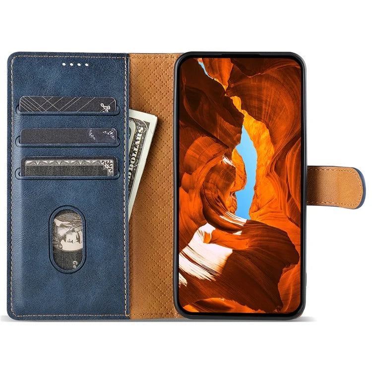 N.BEKUS CSJ-001 For Xiaomi Redmi Note 12S 4G Case Solid Color Wallet Phone Leather Cover
