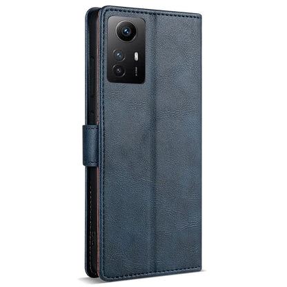 N.BEKUS CSJ-001 For Xiaomi Redmi Note 12S 4G Case Solid Color Wallet Phone Leather Cover