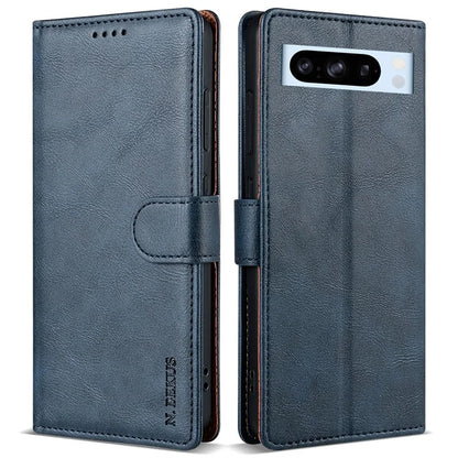 N.BEKUS CSJ-001 For Google Pixel 8 Pro Case Solid Color Leather Wallet Phone Cover