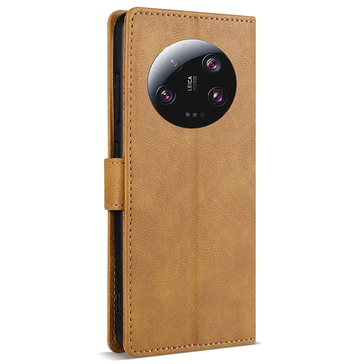 N.BEKUS CSJ-001 For Xiaomi 13 Ultra Case Wallet Card Slots Leather Phone Cover