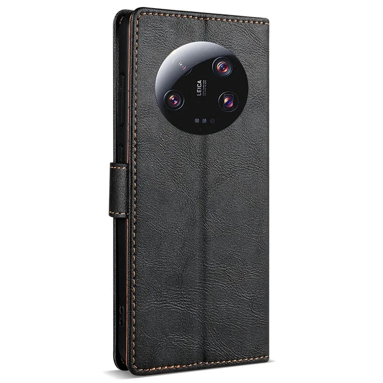 N.BEKUS CSJ-001 For Xiaomi 13 Ultra Case Wallet Card Slots Leather Phone Cover