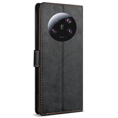 N.BEKUS CSJ-001 For Xiaomi 13 Ultra Case Wallet Card Slots Leather Phone Cover