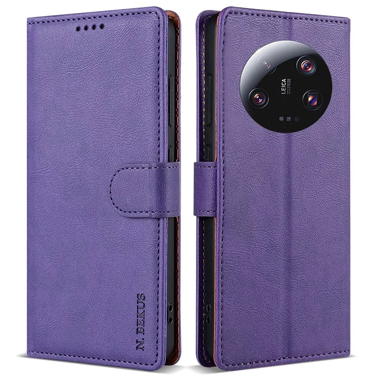 N.BEKUS CSJ-001 For Xiaomi 13 Ultra Case Wallet Card Slots Leather Phone Cover