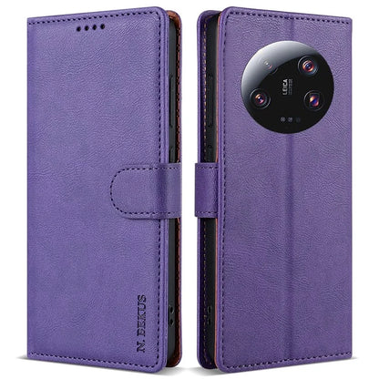 N.BEKUS CSJ-001 For Xiaomi 13 Ultra Case Wallet Card Slots Leather Phone Cover