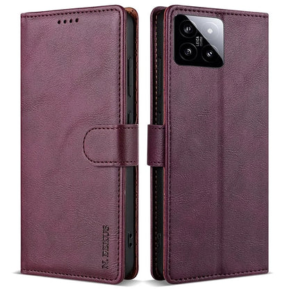 N.BEKUS CSJ-001 For Xiaomi 14 Case PU Leather Cover with Wallet Stand