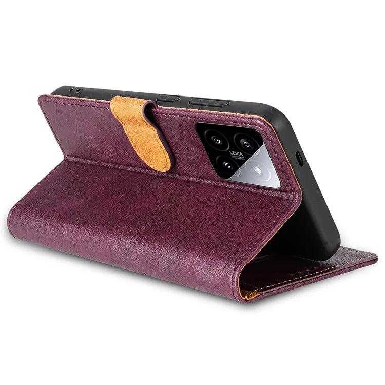 N.BEKUS CSJ-001 For Xiaomi 14 Case PU Leather Cover with Wallet Stand