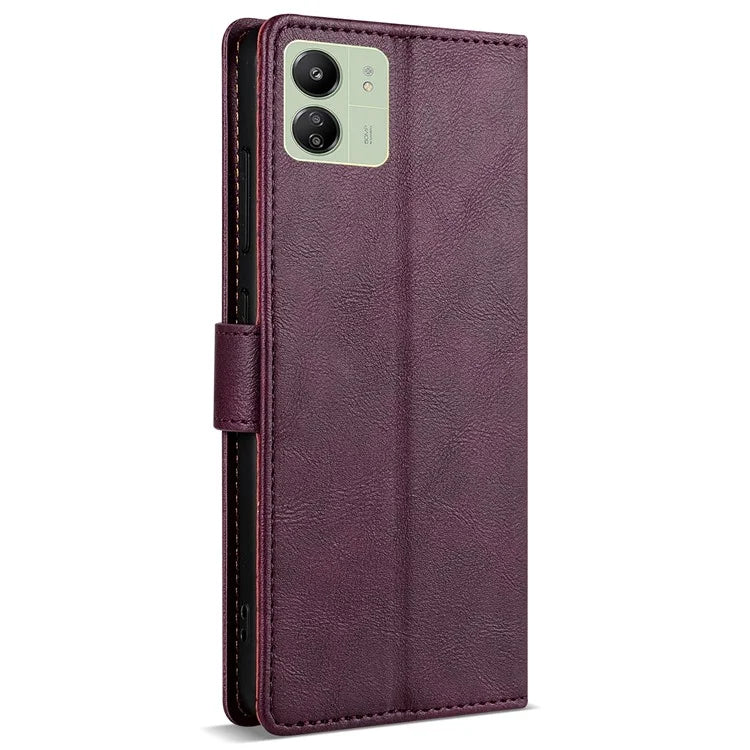 N.BEKUS CSJ-001 For Xiaomi Redmi 13C 4G / 13C 5G / Poco C65 4G / Poco M6 5G / 13R 5G Case Stand Magnetic Leather Phone Cover