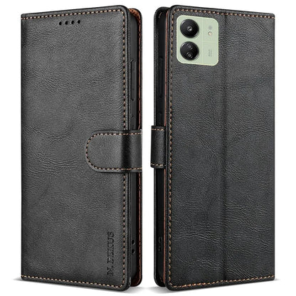 N.BEKUS CSJ-001 For Xiaomi Redmi 13C 4G / 13C 5G / Poco C65 4G / Poco M6 5G / 13R 5G Case Stand Magnetic Leather Phone Cover