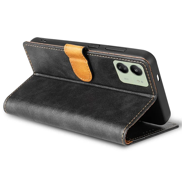 N.BEKUS CSJ-001 For Xiaomi Redmi 13C 4G / 13C 5G / Poco C65 4G / Poco M6 5G / 13R 5G Case Stand Magnetic Leather Phone Cover